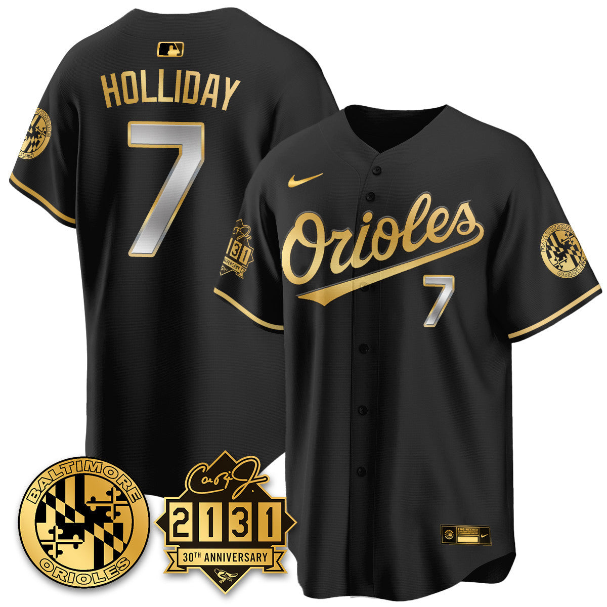 Men's Baltimore Orioles "30th Anniversary of 2131" Limited Jersey - All Stitched