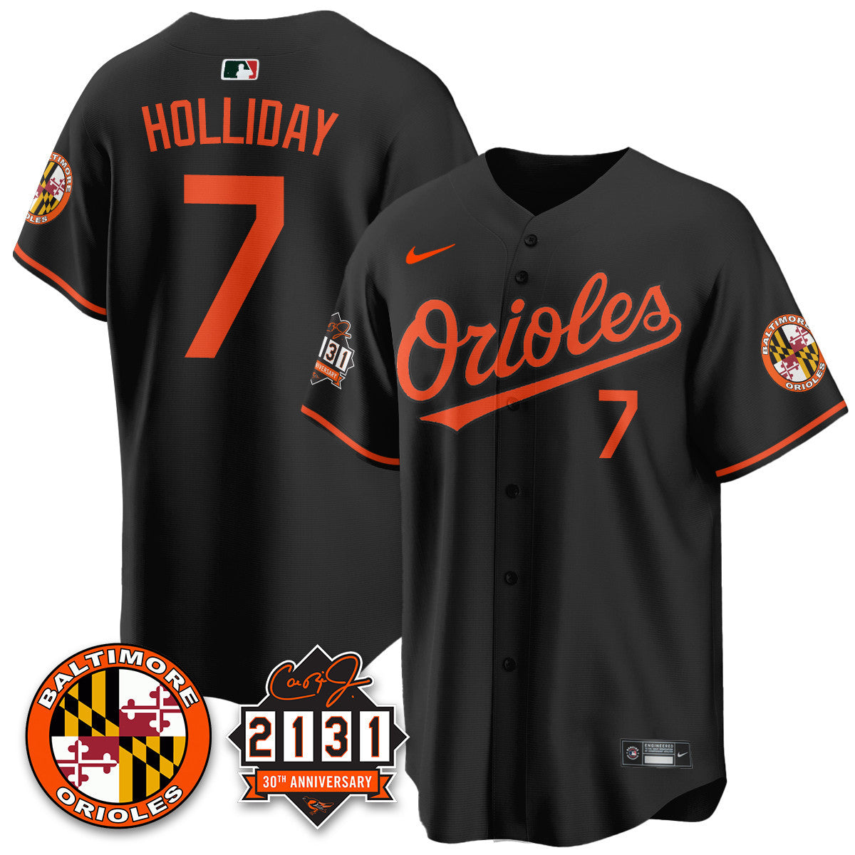 Men's Baltimore Orioles "30th Anniversary of 2131" Limited Jersey - All Stitched