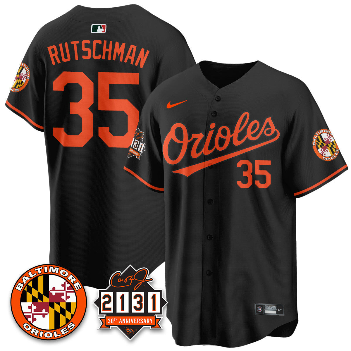 Men's Baltimore Orioles "30th Anniversary of 2131" Limited Jersey - All Stitched
