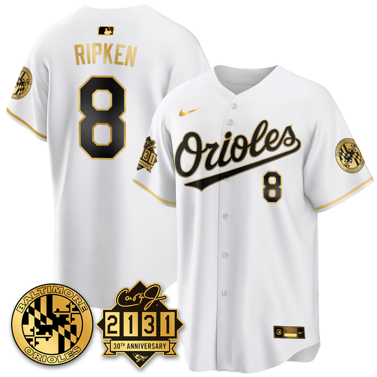 Men's Baltimore Orioles "30th Anniversary of 2131" Limited Jersey - All Stitched