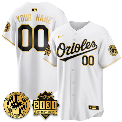 Custom Baltimore Orioles "30th Anniversary of 2131" Limited Jersey - All Stitched