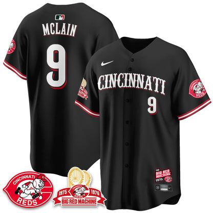 Men's Cincinnati Reds Big Red Machine 50th Anniversary Jersey - All Stitched