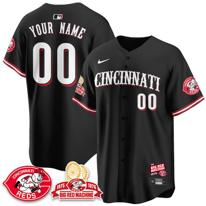 Men's Cincinnati Reds Big Red Machine 50th Anniversary Jersey - All Stitched