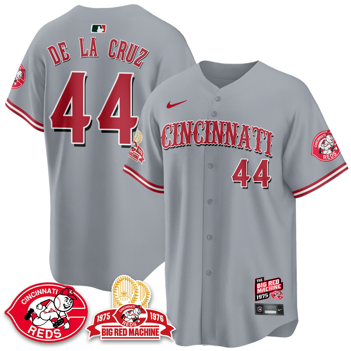 Men's Cincinnati Reds Big Red Machine 50th Anniversary Jersey - All Stitched