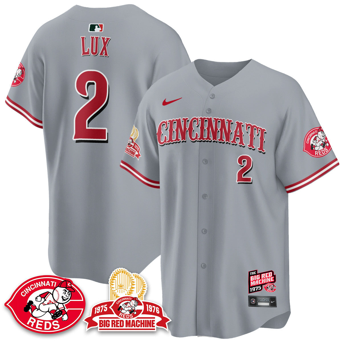 Men's Cincinnati Reds Big Red Machine 50th Anniversary Jersey - All Stitched