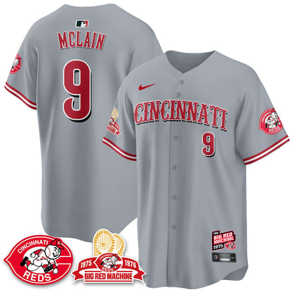 Men's Cincinnati Reds Big Red Machine 50th Anniversary Jersey - All Stitched