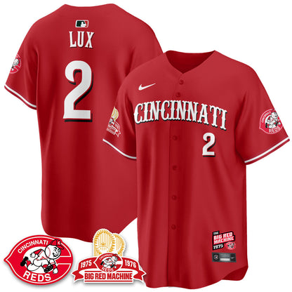 Men's Cincinnati Reds Big Red Machine 50th Anniversary Jersey - All Stitched