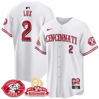 Men's Cincinnati Reds Big Red Machine 50th Anniversary Jersey - All Stitched