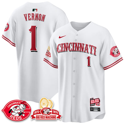 CIN Big Red Machine 50th Anniversary Jersey - All Stitched
