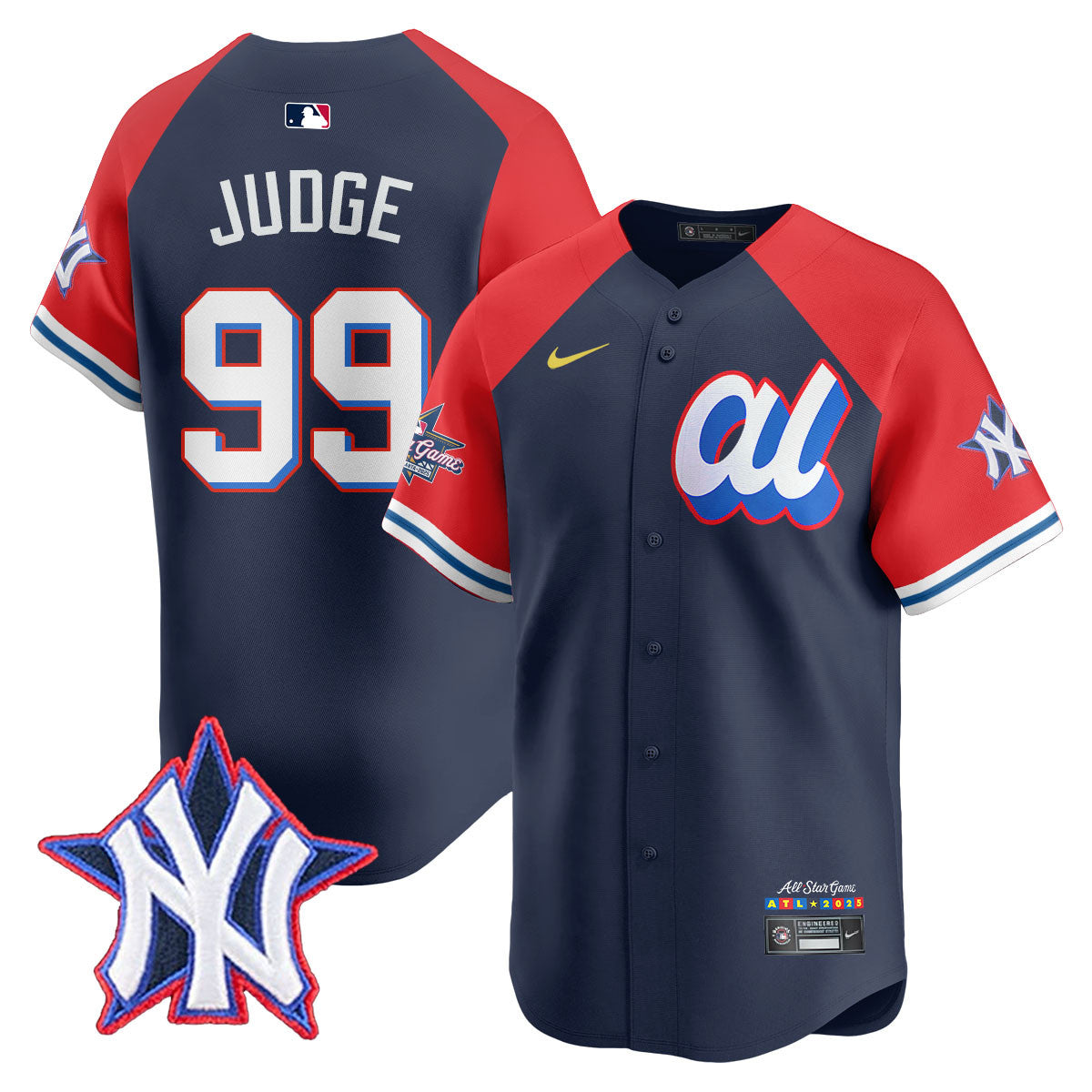 Men's American League 2025 MLB All-Star Jersey - All Stitched