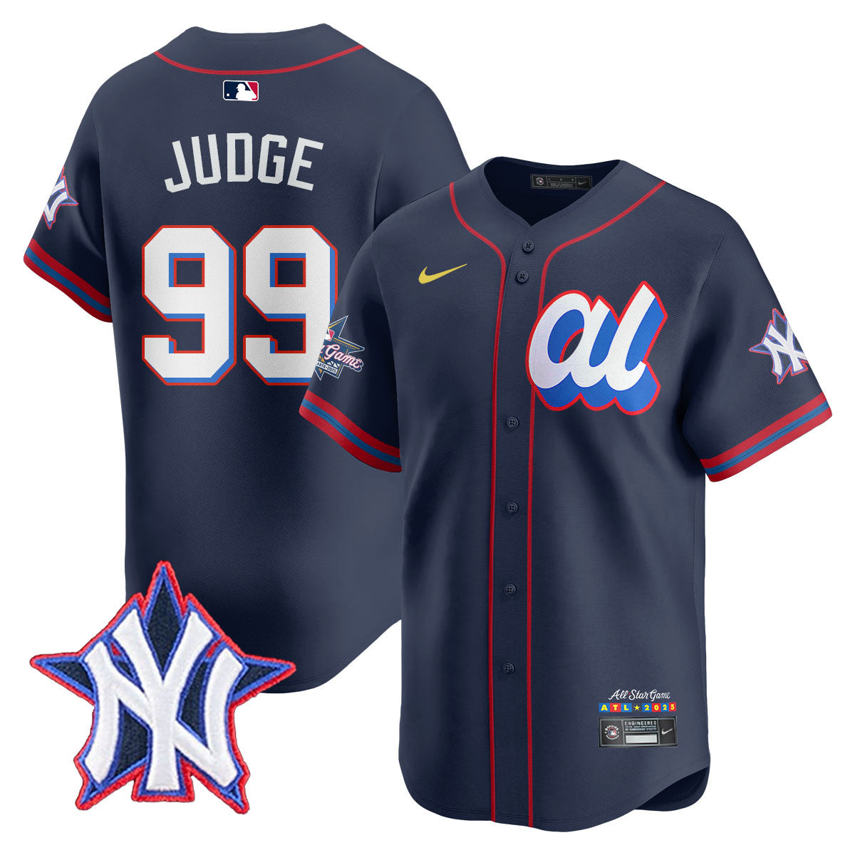 Men's American League 2025 MLB All-Star Jersey - All Stitched