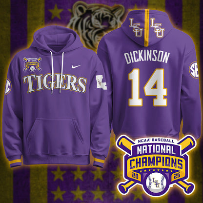 LSU Tigers 2025 World Series Champions Limited Hoodie - All Stitched