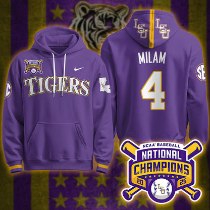 LSU Tigers 2025 World Series Champions Limited Hoodie - All Stitched