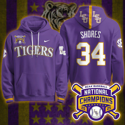 LSU Tigers 2025 World Series Champions Limited Hoodie - All Stitched