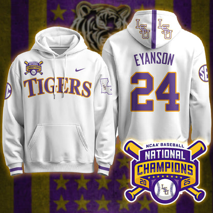 LSU Tigers 2025 World Series Champions Limited Hoodie - All Stitched