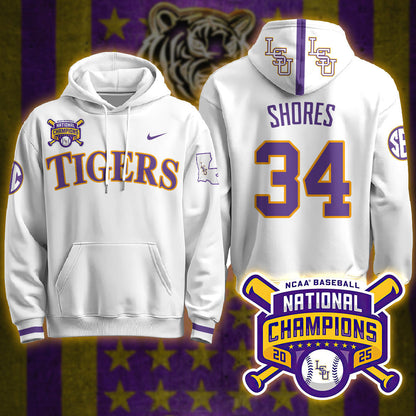 LSU 2025 World Series Champions Limited Hoodie - All Stitched