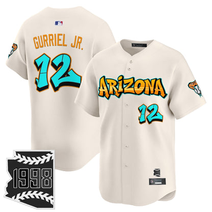 Men's Arizona Diamondbacks 'Graffiti Desert Ink Edition' Vapor Premier Limited Jersey - All Stitched