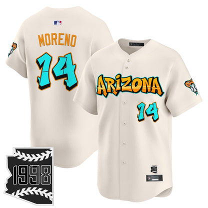Men's Arizona Diamondbacks 'Graffiti Desert Ink Edition' Vapor Premier Limited Jersey - All Stitched