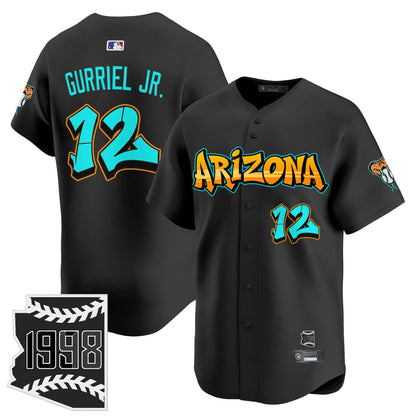 Men's Arizona Diamondbacks 'Graffiti Desert Ink Edition' Vapor Premier Limited Jersey - All Stitched