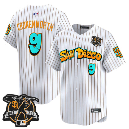 Men's San Diego Padres 'Graffiti Barrio Edition' Vapor Premier Limited Jersey - All Stitched