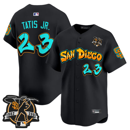 Men's San Diego Padres 'Graffiti Barrio Edition' Vapor Premier Limited Jersey - All Stitched