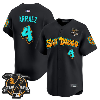 Men's San Diego Padres 'Graffiti Barrio Edition' Vapor Premier Limited Jersey - All Stitched