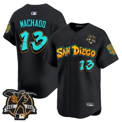 Men's San Diego Padres 'Graffiti Barrio Edition' Vapor Premier Limited Jersey - All Stitched