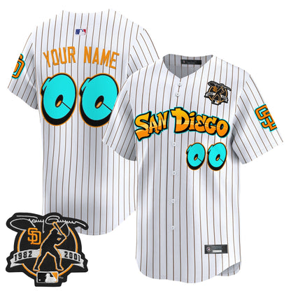San Diego Padres 'Graffiti Barrio Edition' Vapor Premier Limited Custom Jersey - All Stitched
