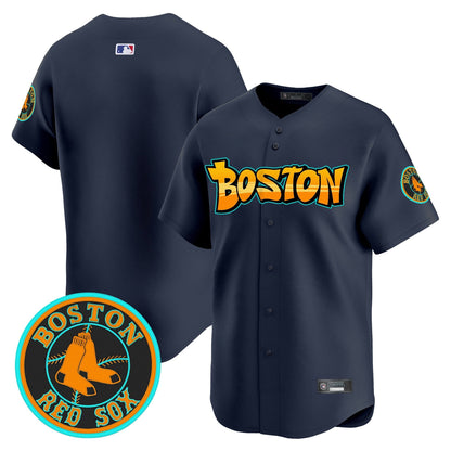 Men's Boston Red Sox 'Graffiti Streetstyle Edition' Vapor Premier Limited Jersey - All Stitched
