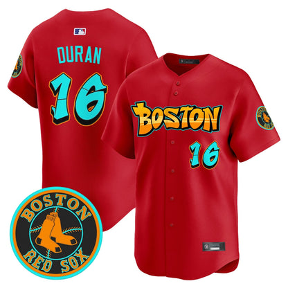 Men's Boston Red Sox 'Graffiti Streetstyle Edition' Vapor Premier Limited Jersey - All Stitched