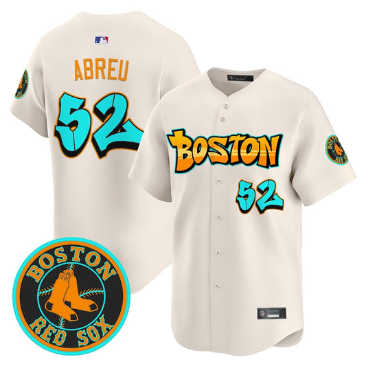Men's Boston Red Sox 'Graffiti Streetstyle Edition' Vapor Premier Limited Jersey - All Stitched