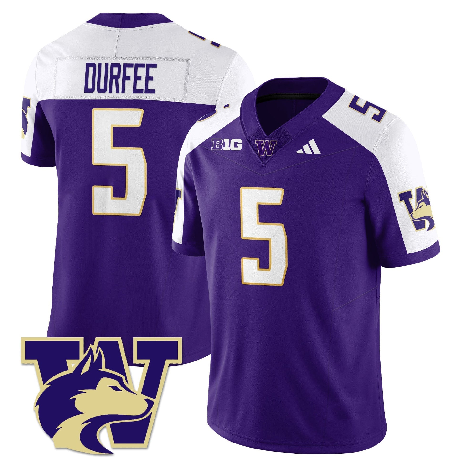 Men's Washington Husky Football 2025 Vapor Limited Jersey - All Stitched