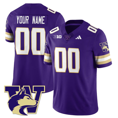 Men's Washington Husky Football 2025 Vapor Limited Jersey - All Stitched