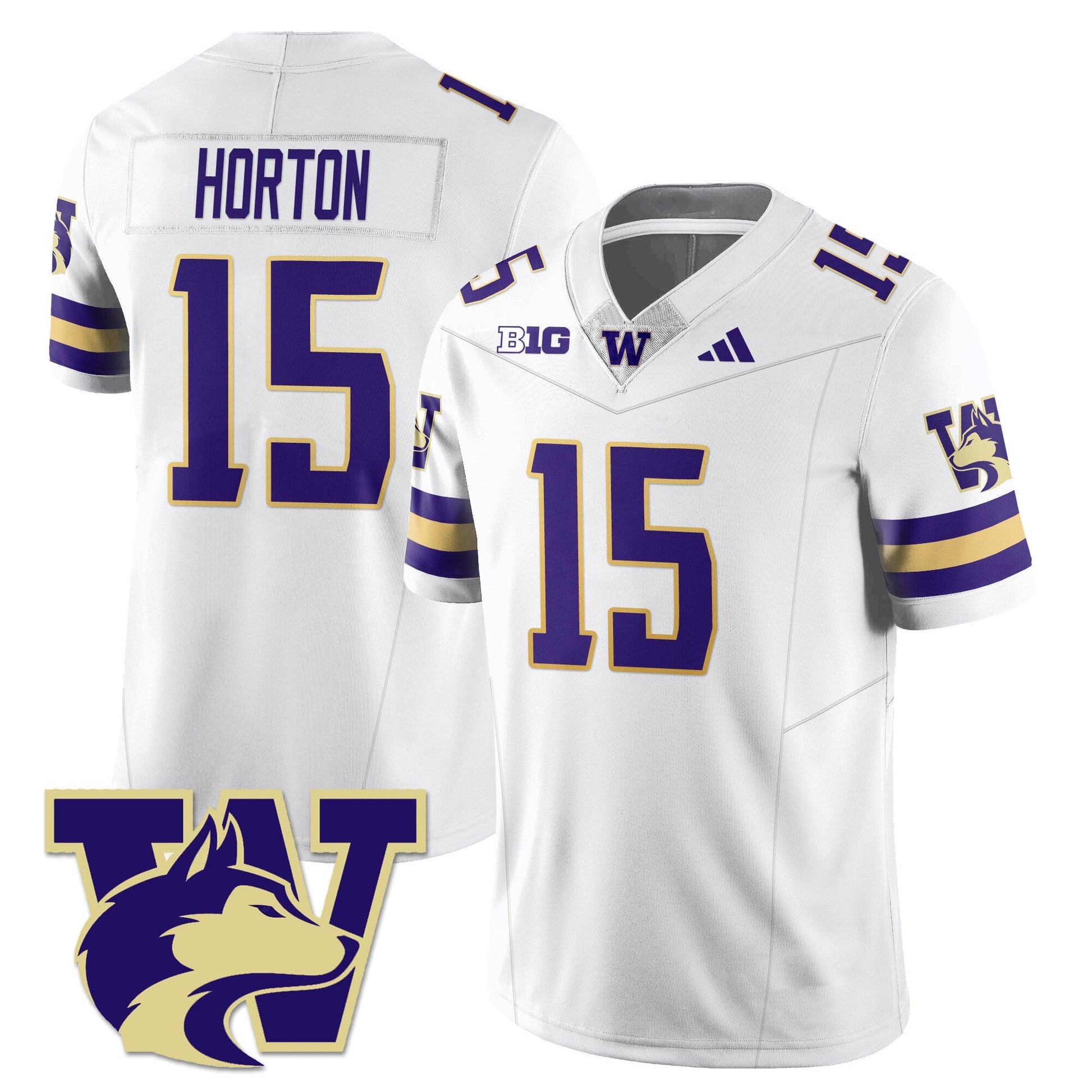 Men's Washington Husky Football 2025 Vapor Limited Jersey - All Stitched