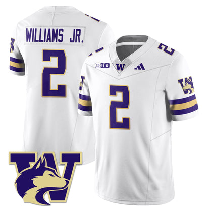 Washington Husky Football 2025 Vapor Limited Jersey - All Stitched