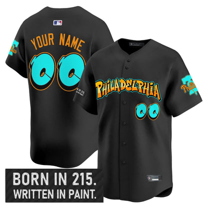Philadelphia Phillies 'Graffiti Broad Street Edition 'Vapor Premier Limited Custom Jersey V2 - All Stitched
