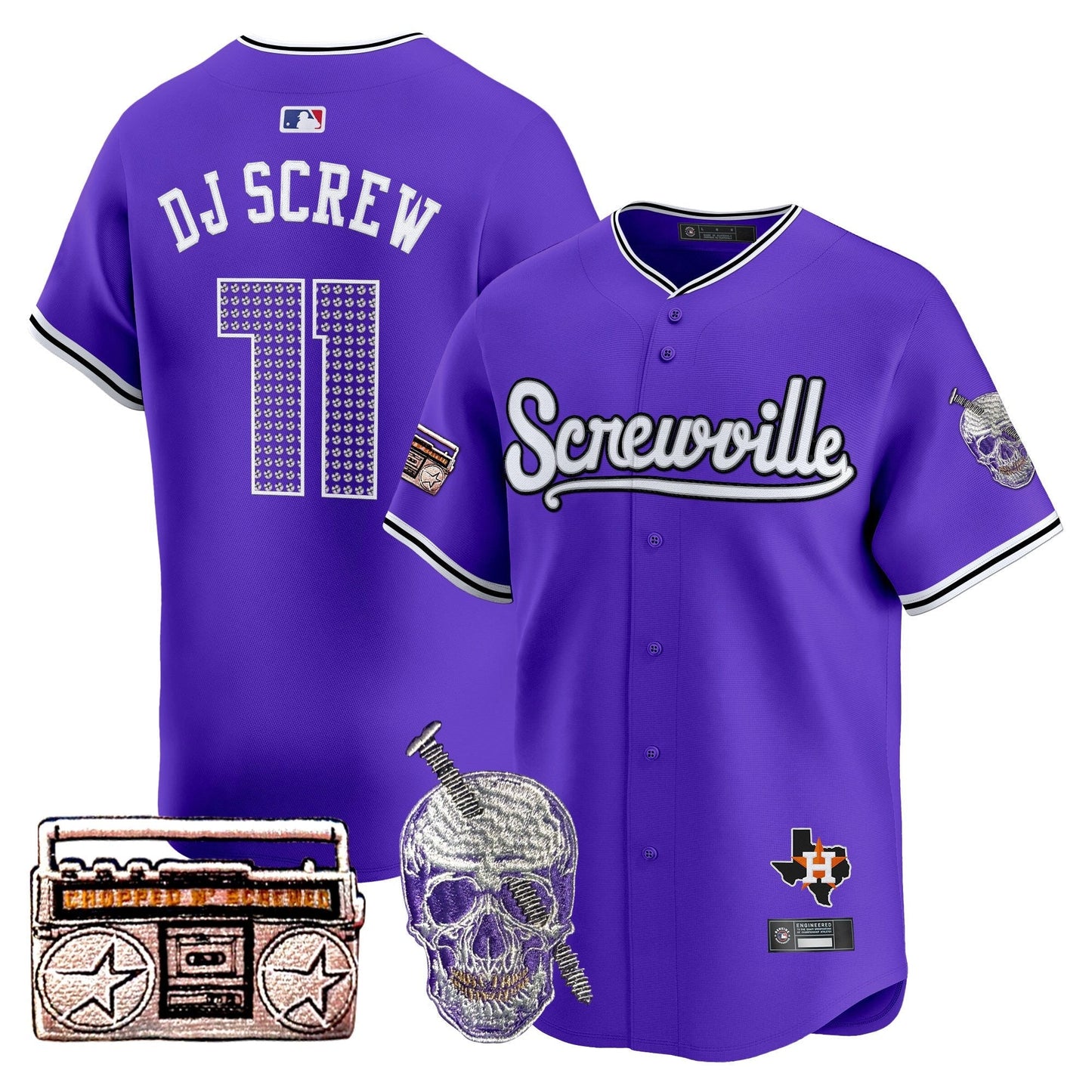 Astros DJ Screw 2025 Vapor Premier Limited Jersey - All Stitched