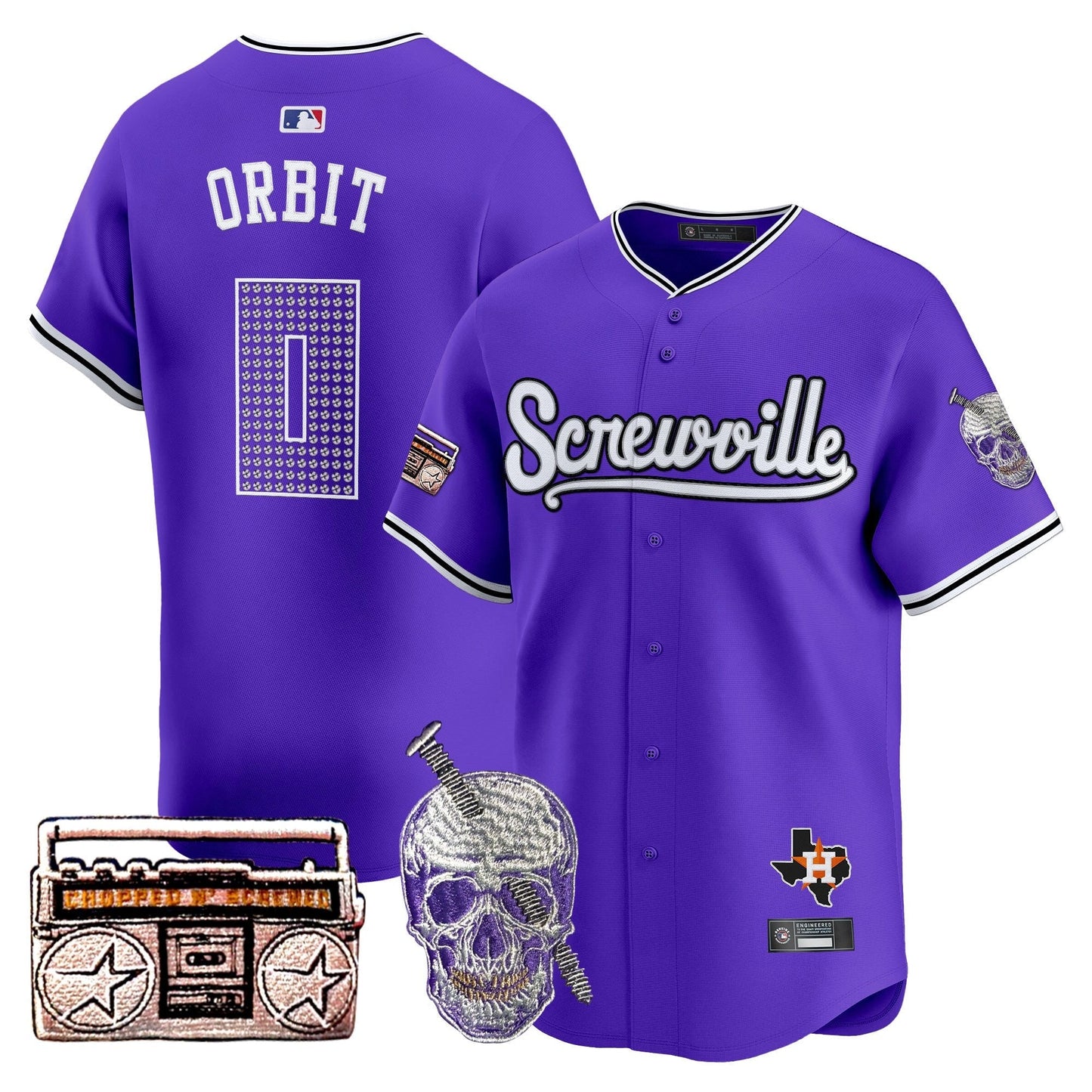 Astros DJ Screw 2025 Vapor Premier Limited Jersey - All Stitched