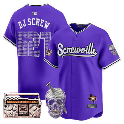 Astros DJ Screw 2025 Vapor Premier Limited Jersey - All Stitched