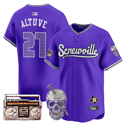 Astros DJ Screw 2025 Vapor Premier Limited Jersey - All Stitched