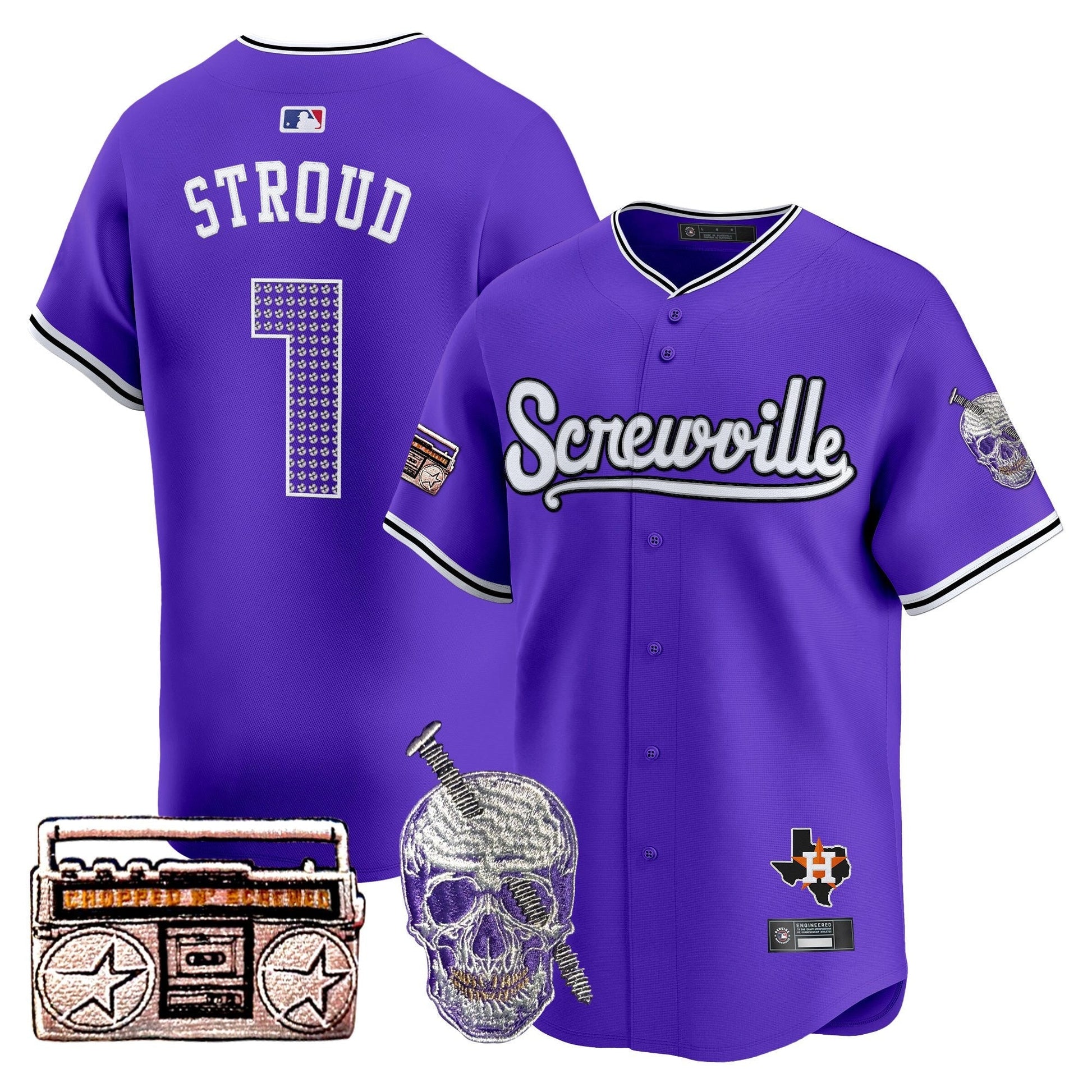 Astros DJ Screw 2025 Vapor Premier Limited Jersey - All Stitched