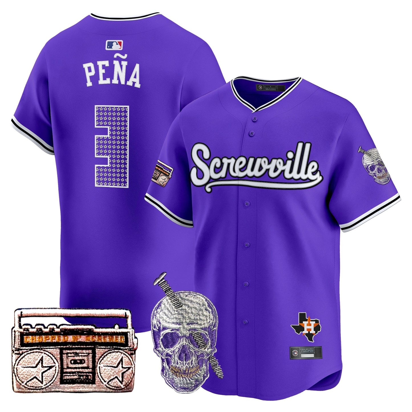Astros DJ Screw 2025 Vapor Premier Limited Jersey - All Stitched