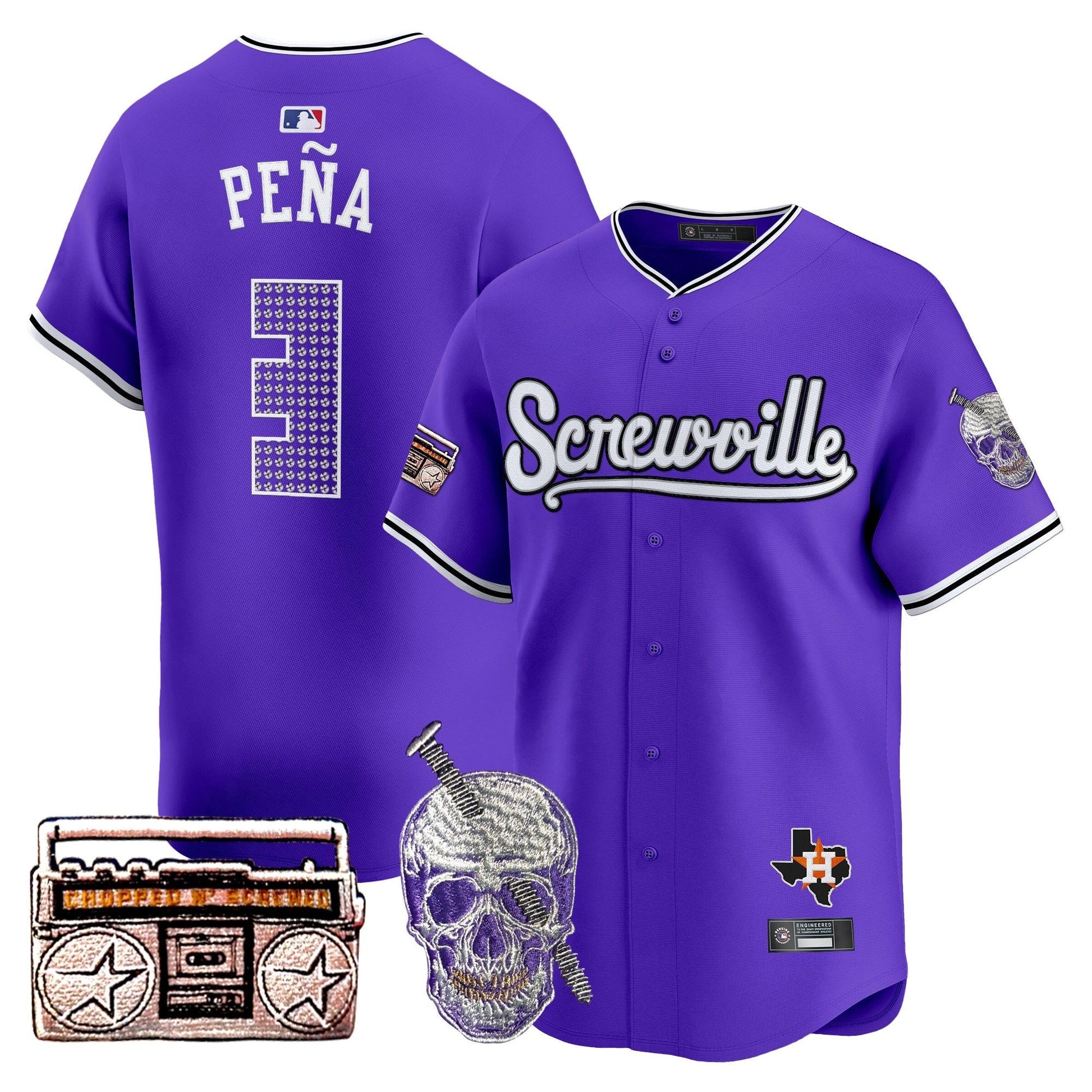 Astros DJ Screw 2025 Vapor Premier Limited Jersey - All Stitched