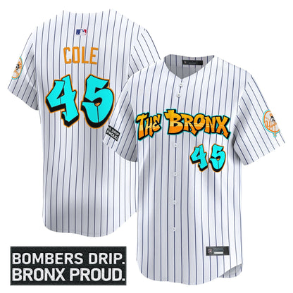 Men's Yankees 'Graffiti Bronx Bombers Edition' Vapor Premier Limited Jersey - All Stitched