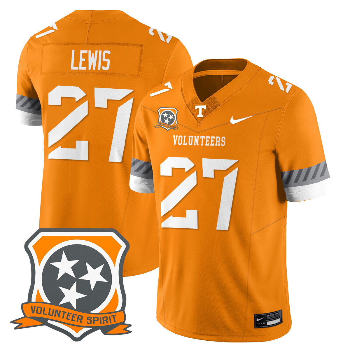 Men's Tennessee Volunteers 2025 Spirit Jersey - All Stitched