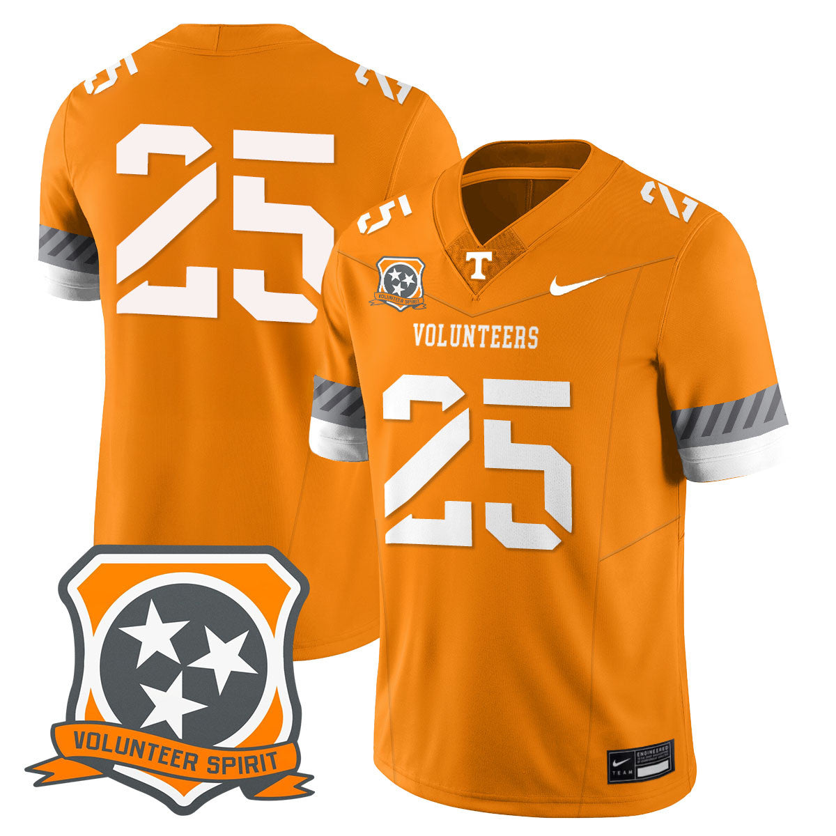 Men's Tennessee Volunteers 2025 Spirit Jersey - All Stitched