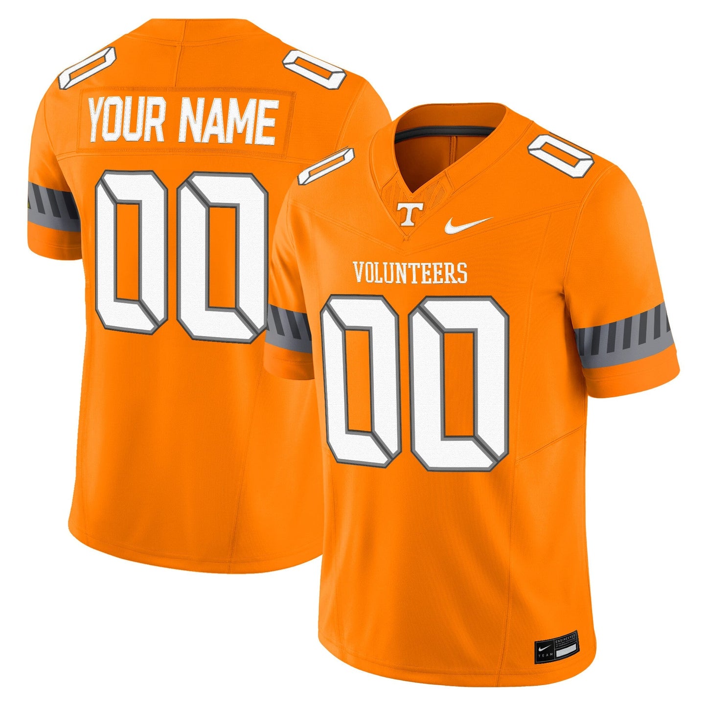 Tennessee Volunteers 2025 'Smokey Grey Series' Vapor Limited Custom Jersey - All Stitched