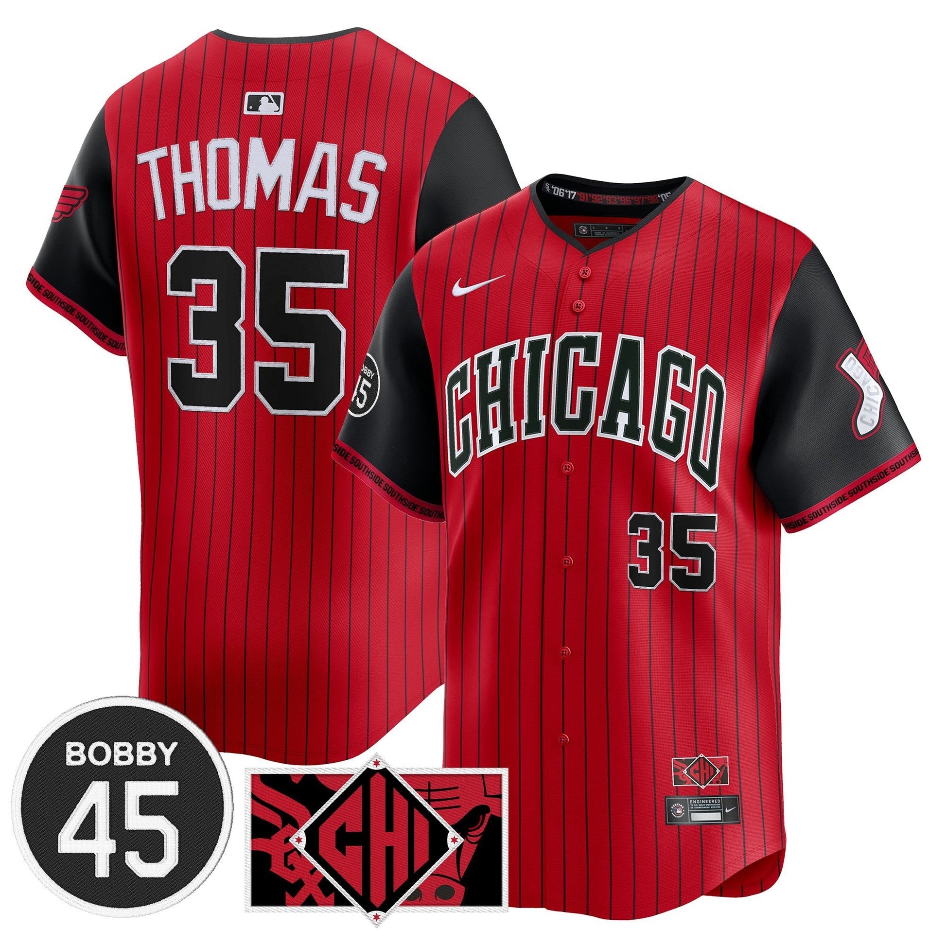 Men's Chicago White Sox Bobby Jenks Vapor Premier Limited Jersey - All Stitched