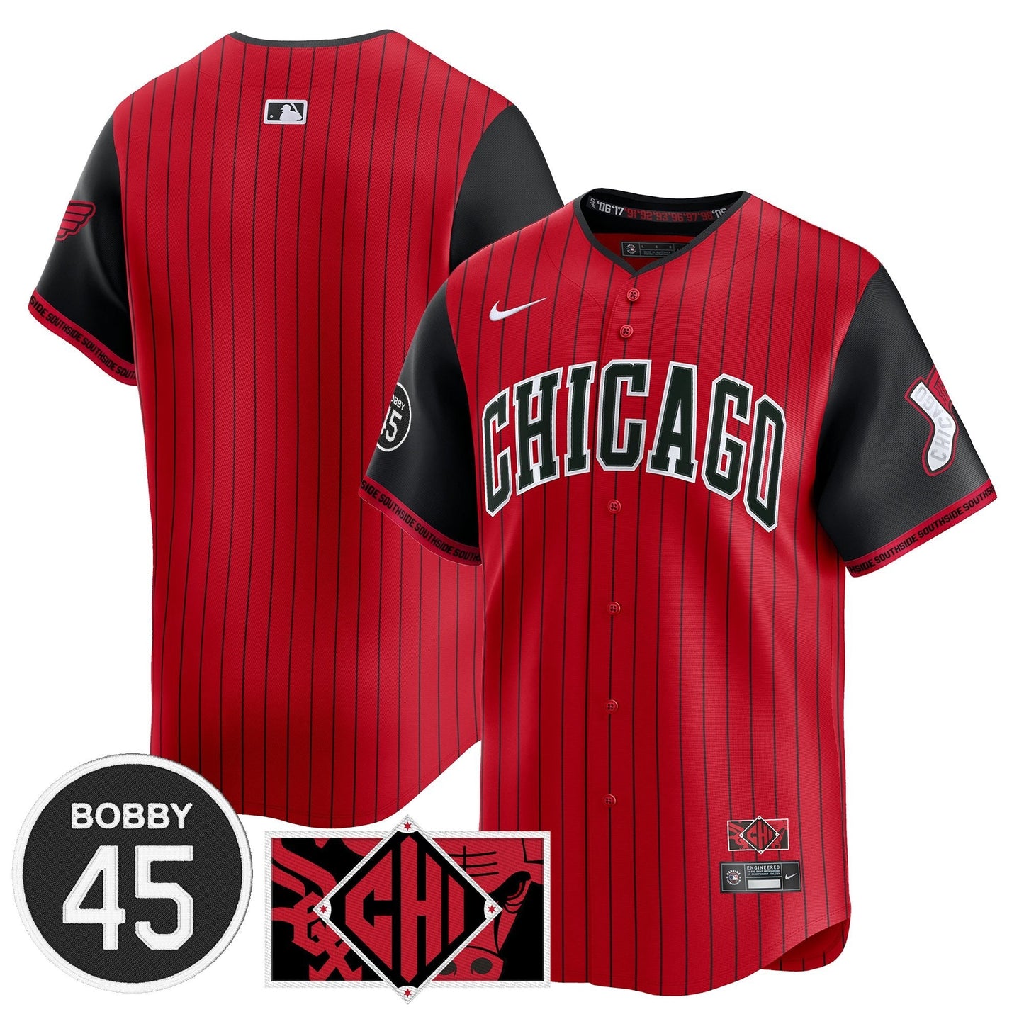 Men's Chicago White Sox Bobby Jenks Vapor Premier Limited Jersey - All Stitched