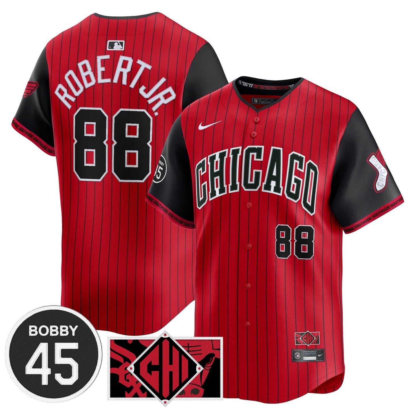 Men's Chicago White Sox Bobby Jenks Vapor Premier Limited Jersey - All Stitched